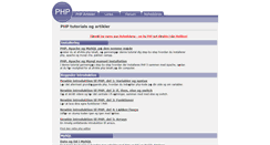 Desktop Screenshot of phpartikler.dk