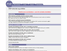 Tablet Screenshot of phpartikler.dk